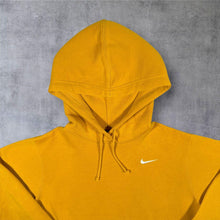 Load image into Gallery viewer, Nike Sportswear Mustard Yellow Fleece Pullover Hoodie S Embroidered Swoosh