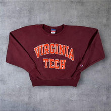 Load image into Gallery viewer, Vintage Champion Reverse Weave "Virginia Tech" College Embroidered Sweatshirt