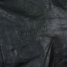 Load image into Gallery viewer, Vintage 90s Snap-on Genuine Leather Jacket Black Workwear Bomber XL