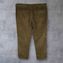 Load image into Gallery viewer, Samuel Windsor Classic Khaki Corduroy Cord Straight Leg Trousers