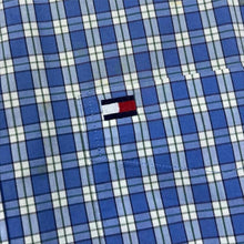 Load image into Gallery viewer, Vintage Tommy Hilfiger Classic Embroidered Mini Logo Check Long Sleeve Cotton Shirt
