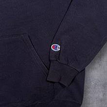 Load image into Gallery viewer, Champion Eco Fleece "UNE Marine Science" Embroidered Navy Blue Hoodie