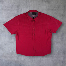 Load image into Gallery viewer, Mammut Mens XL Red Check Short Sleeve Hiking Shirt Technical Outdoor Trekking
