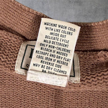 Load image into Gallery viewer, Vintage L. L. Bean Classic Brown Heavy Cotton Button Knit Cardigan Sweater