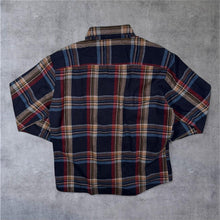 Load image into Gallery viewer, Vintage Northwest Territory Multi Plaid Check Acrylic Flannel Long Sleeve Shirt