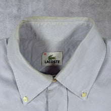 Load image into Gallery viewer, Vintage Lacoste Classic Pale Blue Long Sleeve Cotton Button-Down Shirt