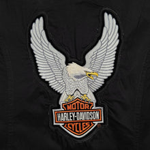 Load image into Gallery viewer, Harley Davidson MotorClothes Shirt Womens XL 1W Black Eagle Embroidered
