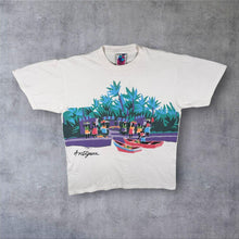 Load image into Gallery viewer, Vintage Antigua Tourist Spellout Graphic White Single Stitch T-Shirt