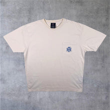 Load image into Gallery viewer, Vintage Tommy Hilfiger TH Pocket Logo White Cream Cotton Short Sleeve T-Shirt