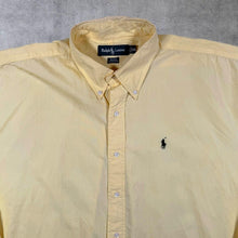 Load image into Gallery viewer, Vintage Ralph Lauren "Blake" Yellow Long Sleeve Cotton Button-Down Shirt