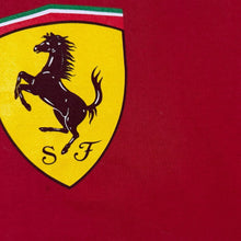 Load image into Gallery viewer, Vintage Ferrari T Shirt Red 1996 F1 Shield Logo Faded 90s Distressed