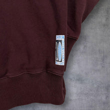 Load image into Gallery viewer, Gul Surf Co. Surf Boards Surfer Spellout Graphic Brown Pullover Hoodie