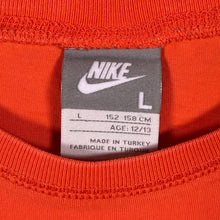 Load image into Gallery viewer, 00's Nike Classic Embroidered Mini Swoosh Logo Orange Short Sleeve Cotton T-Shirt