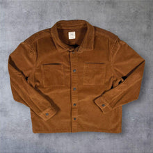 Load image into Gallery viewer, M&S The Overshirt XL Brown Corduroy Shacket Workwear Utility Shirt Jacket