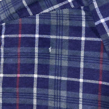Load image into Gallery viewer, Vintage Southwest Castle Tartan Plaid Check Cotton Long Sleeve Flannel Shirt