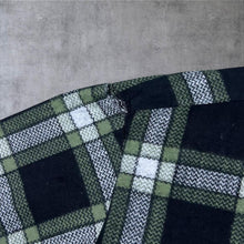 Load image into Gallery viewer, Vintage Faoyun Plaid Flannel Shirt Mens Large Green Black Check 90s Grunge