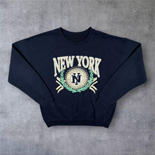 Load image into Gallery viewer, New York "University Of The Empire State" USA Tourist Graphic Navy Blue Sweatshirt