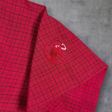 Load image into Gallery viewer, Mammut Mens XL Red Check Short Sleeve Hiking Shirt Technical Outdoor Trekking