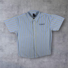 Load image into Gallery viewer, Vintage FUBU The Collection Shirt Size 20 M L Y2K Hip Hop Striped 00s