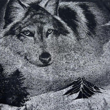 Load image into Gallery viewer, Vintage Wolf Animal Nature Snow Wildlife Graphic Faded T-Shirt