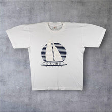 Load image into Gallery viewer, Vintage 90s Cozumel Mexico Sailboat T Shirt Single Stitch White Tourist Tee M L