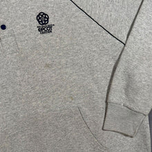 Load image into Gallery viewer, Vintage 80s Disney EPCOT Center Hoodie XL Grey Navy USA Made Snap Sweatshirt