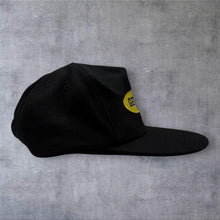 Load image into Gallery viewer, Vintage 90s GET REAL Snapback Cap Black Yellow Wool Embroidered Slogan Hat