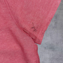 Load image into Gallery viewer, Nautica "Classic Fit" Embroidered Mini Logo Red Short Sleeve Button-Down Shirt