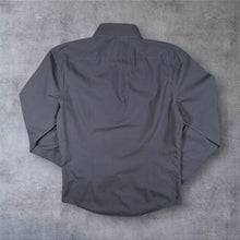 Load image into Gallery viewer, CK Calvin Klein "Slim Fit" Classic Grey Long Sleeve Cotton Dress Shirt