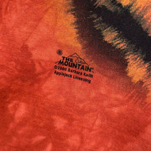 Load image into Gallery viewer, Vintage The Mountain (2000) Tiger Animal Wildlife Graphic Orange Tie Dye T-Shirt