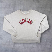Load image into Gallery viewer, Vintage Champion Reverse Weave Cleveland Sweatshirt 2XL Grey Collegiate XXL
