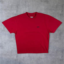 Load image into Gallery viewer, Reebok Classic Embroidered Mini Logo Short Sleeve Red Cotton T-Shirt