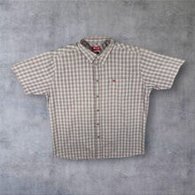 Load image into Gallery viewer, Vintage Mustang Jeans Multi Plaid Check Short Sleeve Cotton Shirt