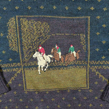 Load image into Gallery viewer, Vintage 90's Peter Gribby Equestrian Graphic Acrylic Wool Blend Knit Jumper