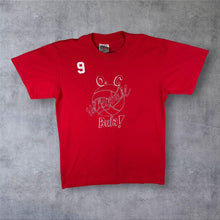 Load image into Gallery viewer, Vintage 90s Oneita O.C. Volleyball Bula T Shirt L M Single Stitch USA Made Red