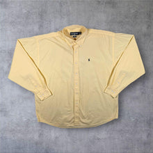 Load image into Gallery viewer, Vintage Ralph Lauren "Blake" Yellow Long Sleeve Cotton Button-Down Shirt