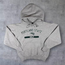 Load image into Gallery viewer, Portland State Vikings Golf Hoodie S MV Sport NCAA College Sweatshirt Grey