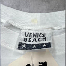 Load image into Gallery viewer, Vintage 90's Venice Beach "Sport Is Freedom" Spellout Graphic Cuffed T-Shirt
