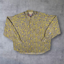 Load image into Gallery viewer, Vintage Replay Made In Italy Paisley Pattern Cowboy Western Long Sleeve Popper Shirt