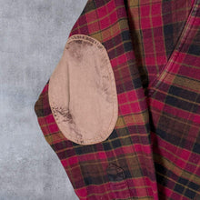 Load image into Gallery viewer, Orvis "The Fairbanks" Red Plaid Check Long Sleeve Cotton Wool Flannel Shirt