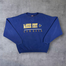 Load image into Gallery viewer, Vintage Varsity Classics "McNeese State Cowboys" College Embroidered Blue Sweatshirt