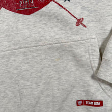 Load image into Gallery viewer, United States Olympics Team “Team USA” Spellout Graphic Grey Pullover Hoodie