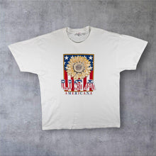 Load image into Gallery viewer, Vintage 90s USA Americana Sunflower T Shirt XL Sunrise Sportswear Single Stitch