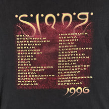 Load image into Gallery viewer, Vintage Def Leppard "Slang 1996 Europe Tour" Hard Rock Music Band Black T-Shirt