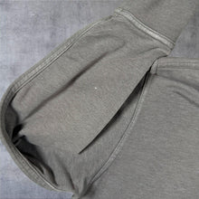 Load image into Gallery viewer, TNF The North Face Big Logo Spellout Graphic Grey Distressed Pullover Hoodie