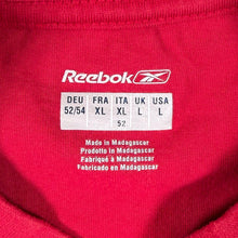 Load image into Gallery viewer, Reebok Classic Embroidered Mini Logo Short Sleeve Red Cotton T-Shirt
