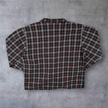Load image into Gallery viewer, Harley Davidson Mens XXL Plaid Flannel Shirt Black Orange Long Sleeve Biker 2XL
