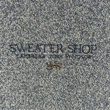 Load image into Gallery viewer, Vintage The Sweater Shop Embroidered Spellout Grey Cotton Acrylic Knit Jumper