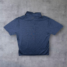 Load image into Gallery viewer, Under Armour "The Playoff Polo" Polyester Elastane Blue Short Sleeve Polo Shirt