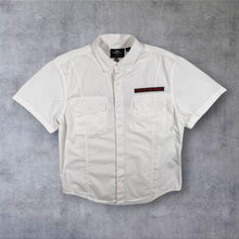 Load image into Gallery viewer, Harley Davidson Genuine MotorClothes 1903 Racing Mechanic Shirt White L